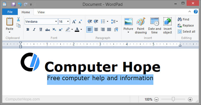 Wordpad Free Download 2013